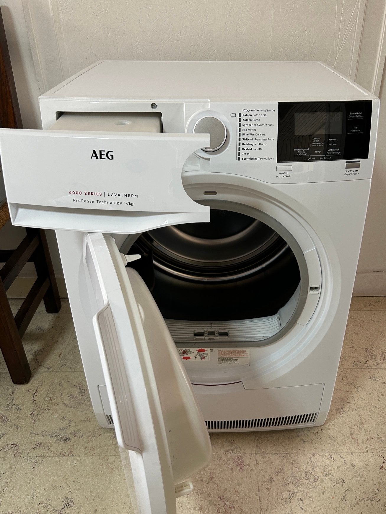 Droogkast aeg condensatie, Elektronische apparatuur, Ophalen, Zo goed als nieuw