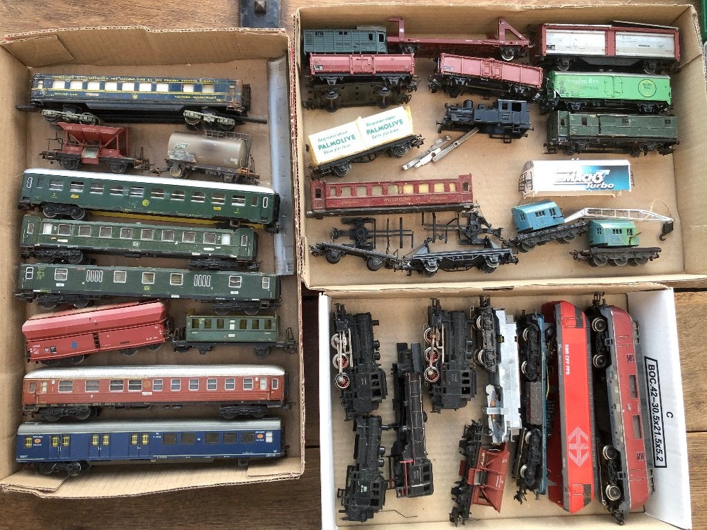 Märklin lot divers pour pièces HO, Envoi, Utilisé, Courant alternatif, Märklin