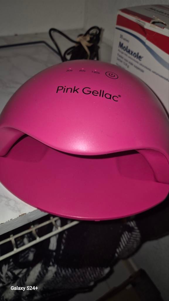 Lampe à ongles en gel rose comme neuve, Enlèvement ou Envoi, Comme neuf, Autres types