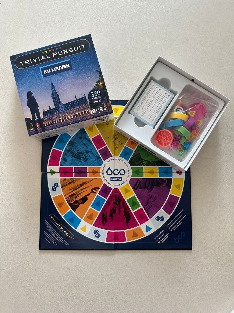 Trivial Pursuit - KU Leuven editie, Een of twee spelers, Ophalen, Nieuw