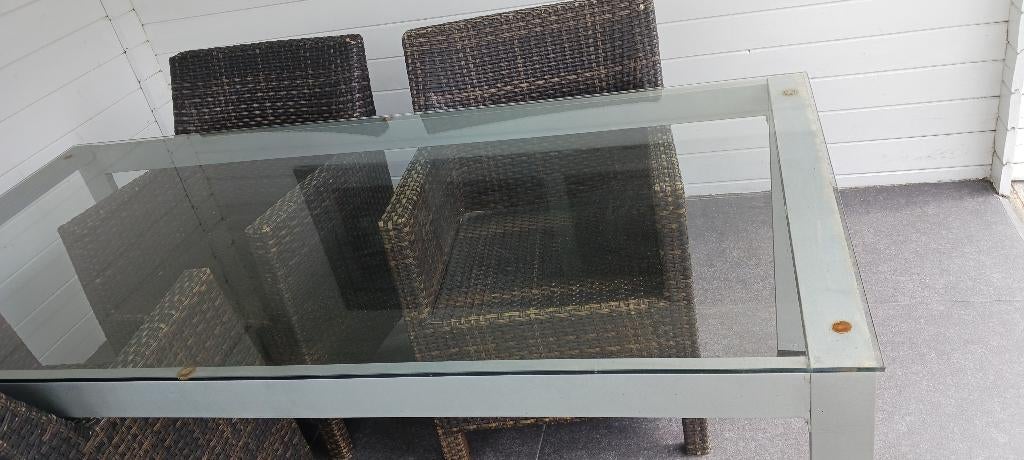 glazen tafelblad, Ophalen, 50 tot 100 cm, Rechthoekig, Glas