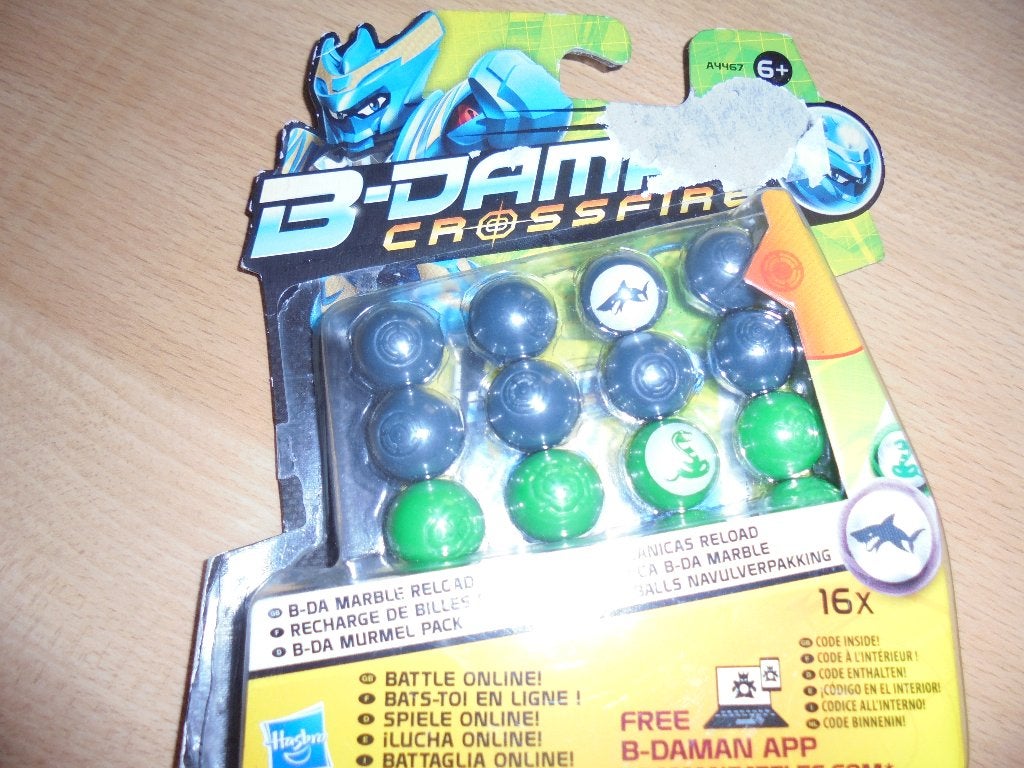 Hasbro B-daman Crossfire Balls 16 Stuks Nieuw, Ophalen of Verzenden, Nieuw, Ontdekken