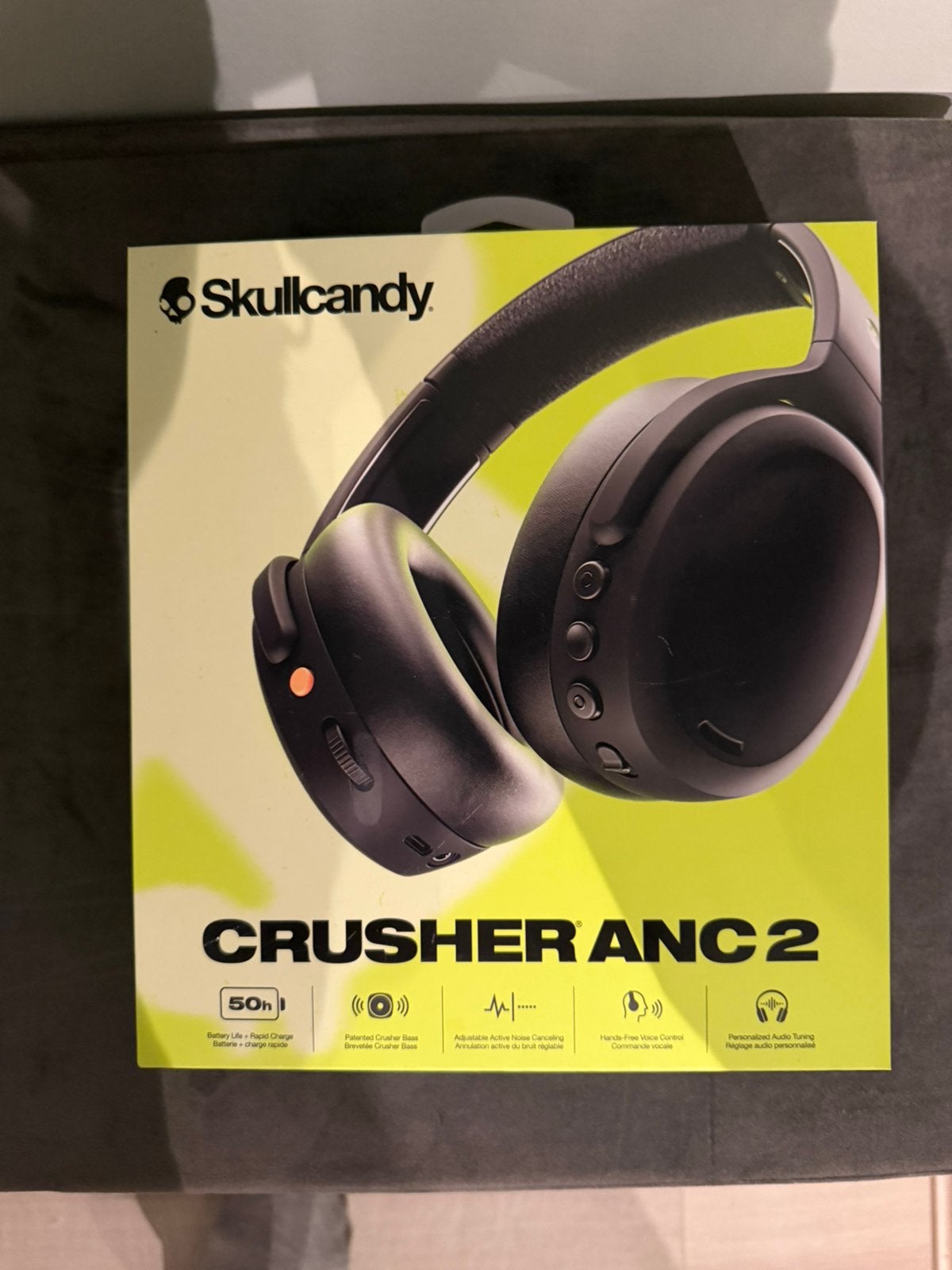 Skullcandy Crusher ANC 2, TV, Hi-fi & Vidéo, Casques audio, Enlèvement ou Envoi, Sans fil, Comme neuf, Skullcandy