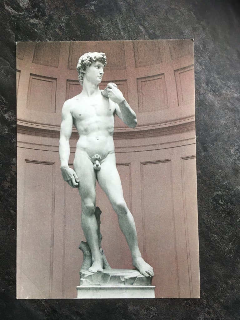 Postkaart David Van Michelangelo / Firenze, Ophalen of Verzenden