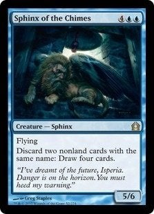 Sphinx of the Chimes - RAV - MTG - 4 SAMEN 0.75, Hobby en Vrije tijd, Ophalen of Verzenden