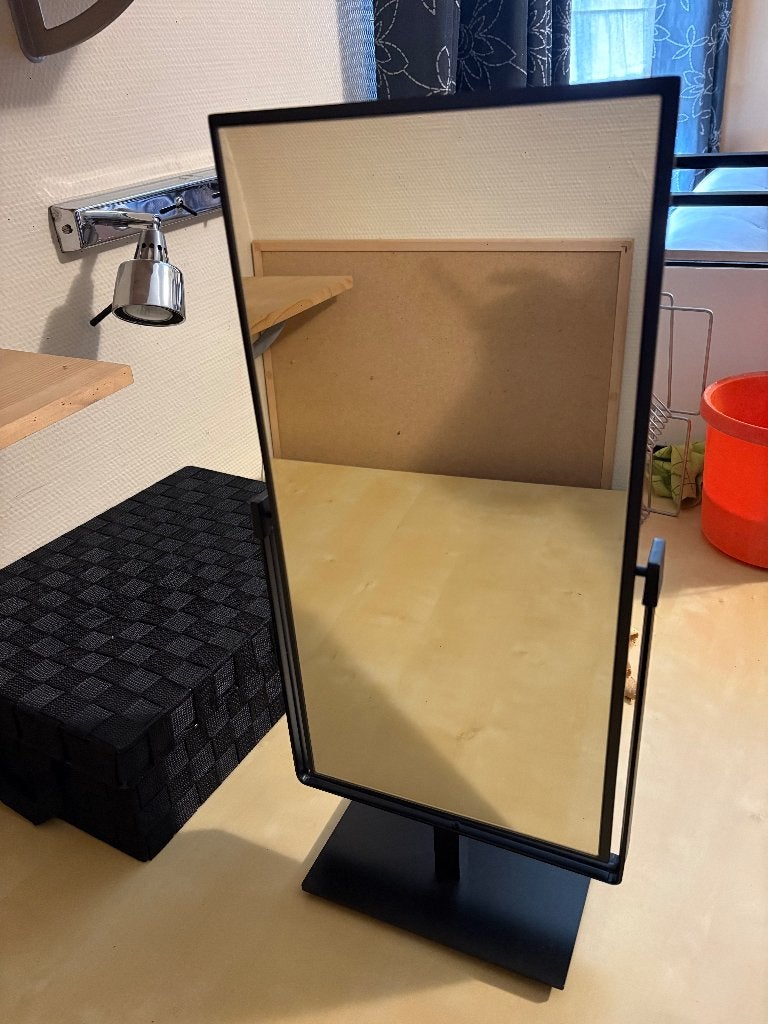 miroir de table, Maison & Meubles, Moins de 100 cm, Enlèvement, Utilisé, Rectangulaire