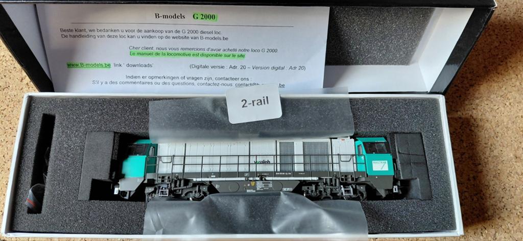 B-Models G2000 Railtraxx Sounds, Overige merken, Verzenden, Nieuw, Gelijkstroom