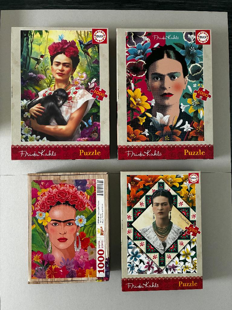 Puzzels van Frida Khalo voor volwassenen, Ophalen, Zo goed als nieuw