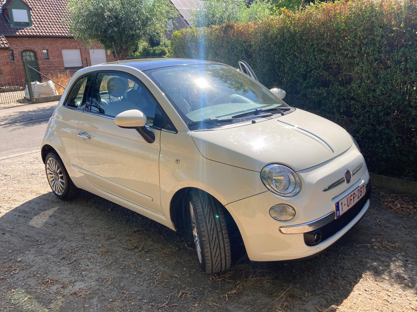 Mooie fiat 500 benzine, 1e eigenaar, Autos, Fiat, Bluetooth, Euro 5, Achat, Boîte manuelle