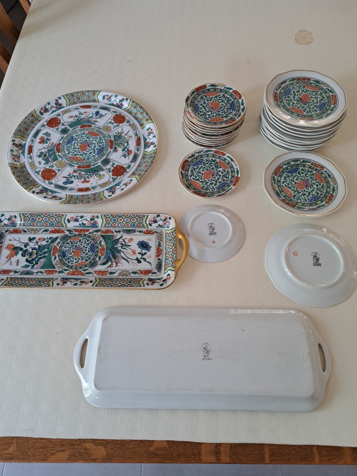 Set en porcelaine - Porcelaine de Baudour Fabriqué en Belgiq, Enlèvement