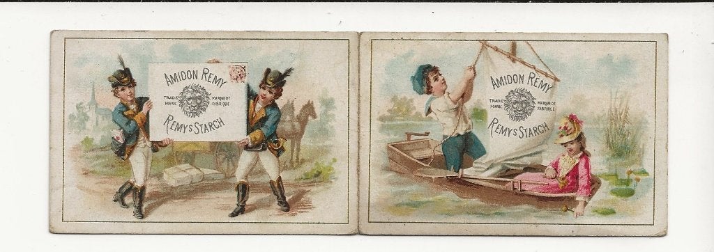 1891mini kalender amidon remy art nouveau, Ophalen of Verzenden, Gebruikt, Overige typen