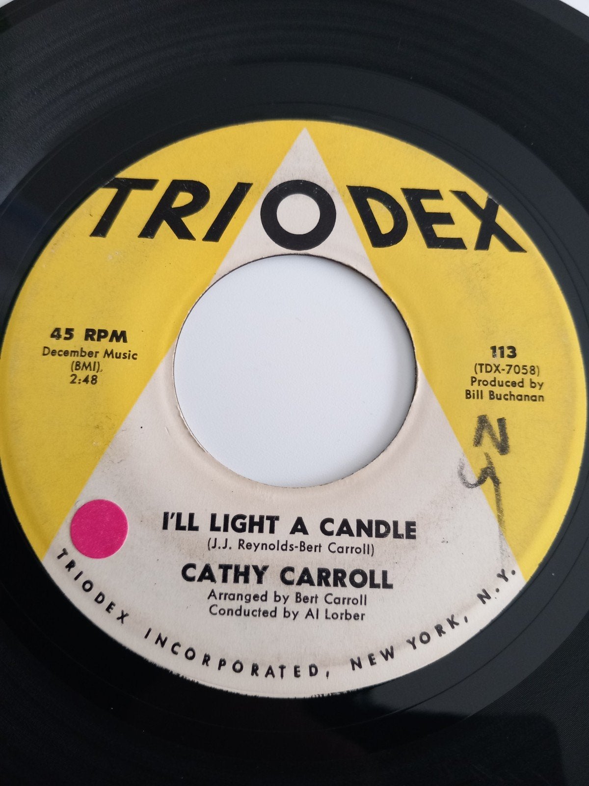 CATHY CARROLL. OLDIES POP-CORN 60'S USA 45T, Enlèvement ou Envoi, Autres genres