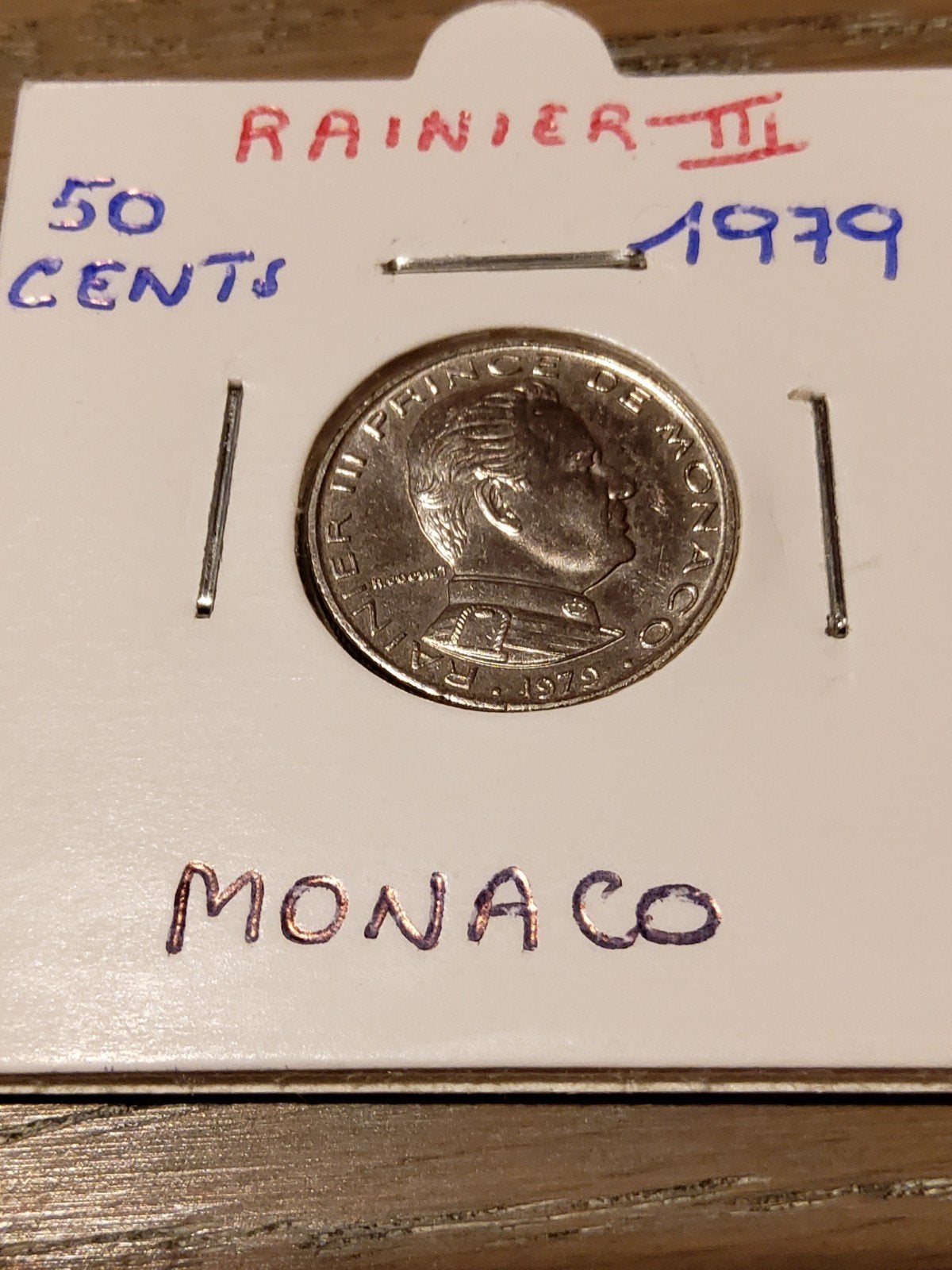 monaco, Postzegels en Munten, Ophalen of Verzenden, Losse munt
