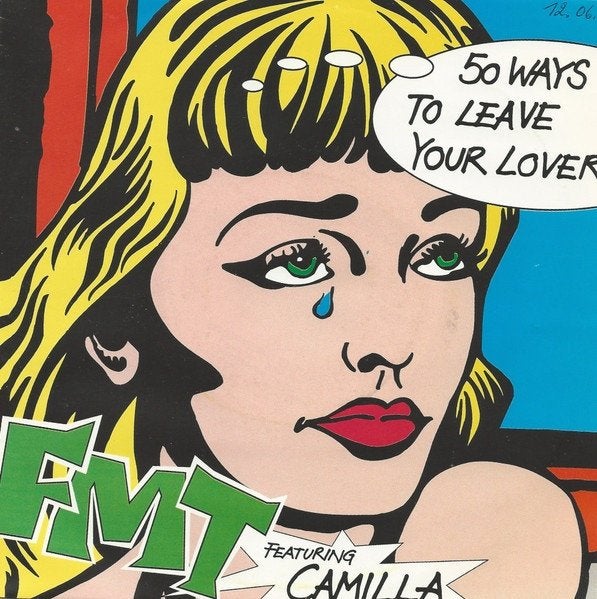 7" FMT Featuring Camilla – 50 Ways To Leave Your Lover, Cd's en Dvd's, Vinyl Singles, 7 inch, Ophalen of Verzenden, Zo goed als nieuw