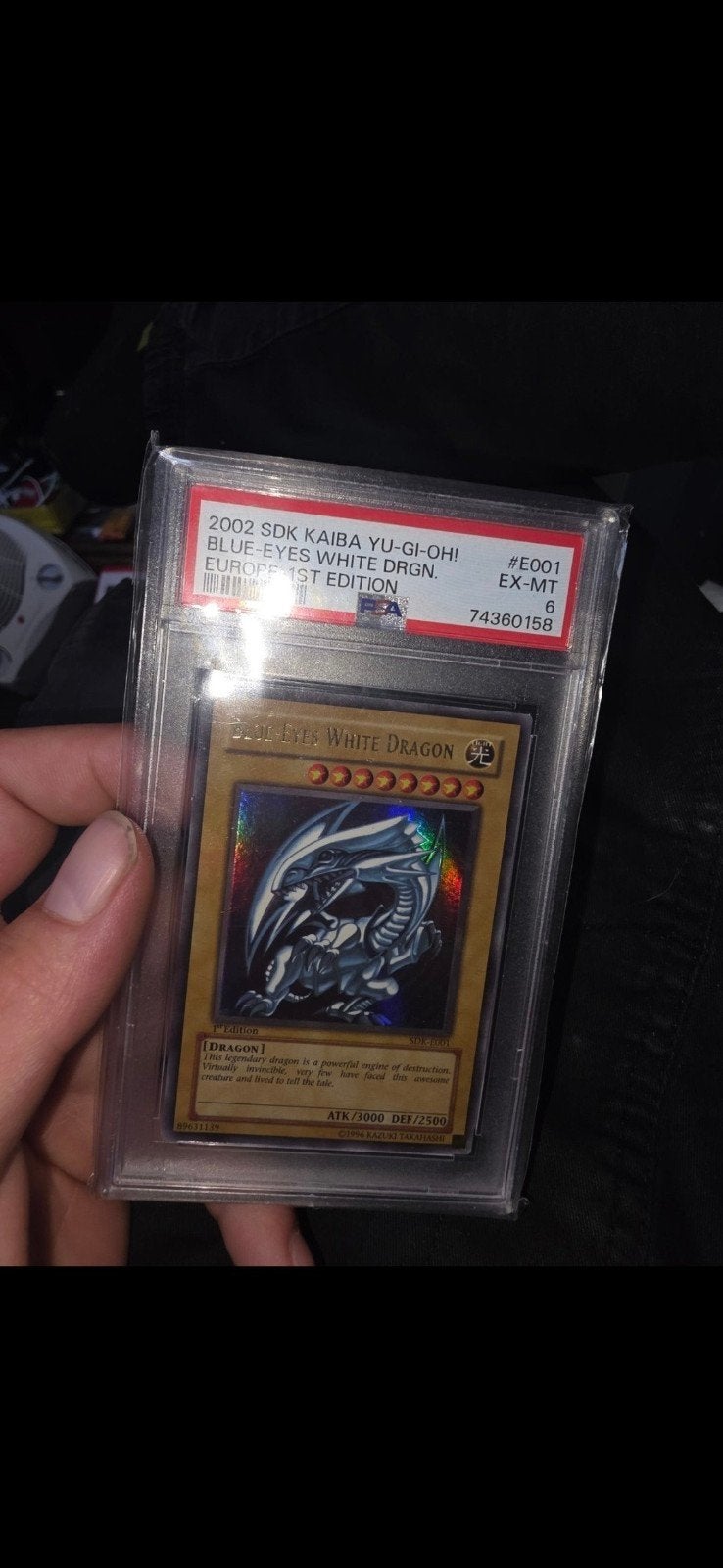 1st edition Blue eyes white dragon SDK PSA 6, Computers en Software, Overige Computers en Software, Ophalen of Verzenden