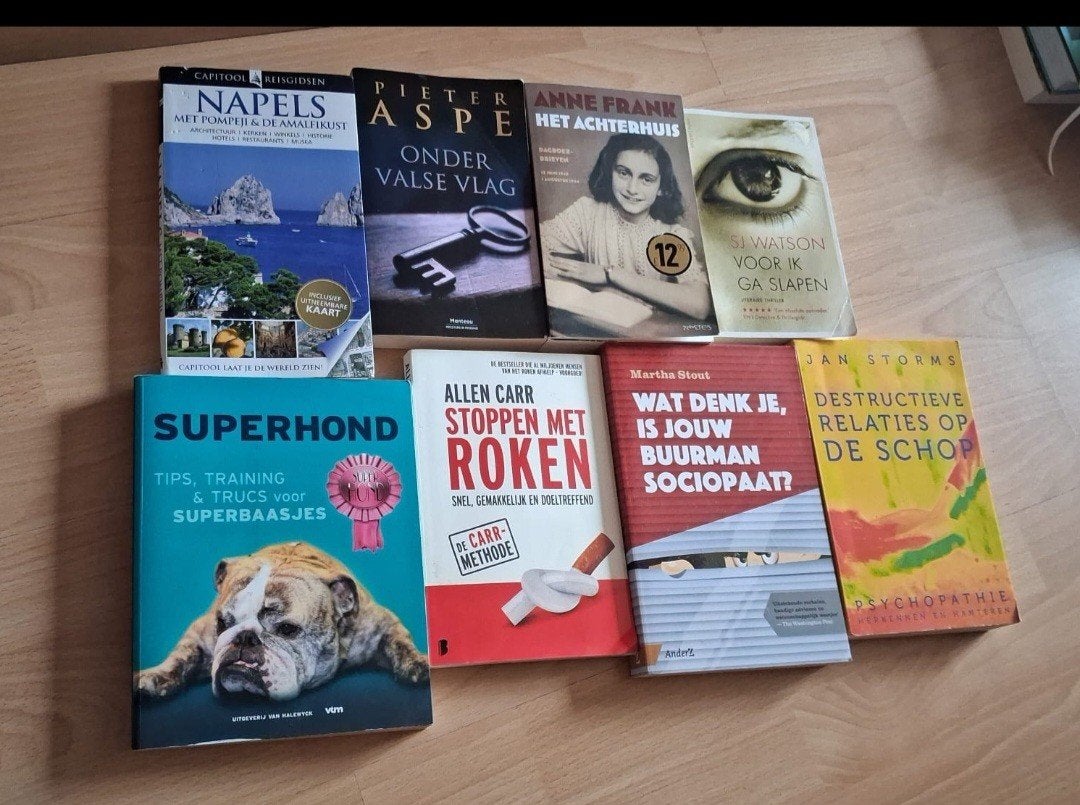 boeken te koop tussen € 8-10 / stuk, Boeken, Verzenden