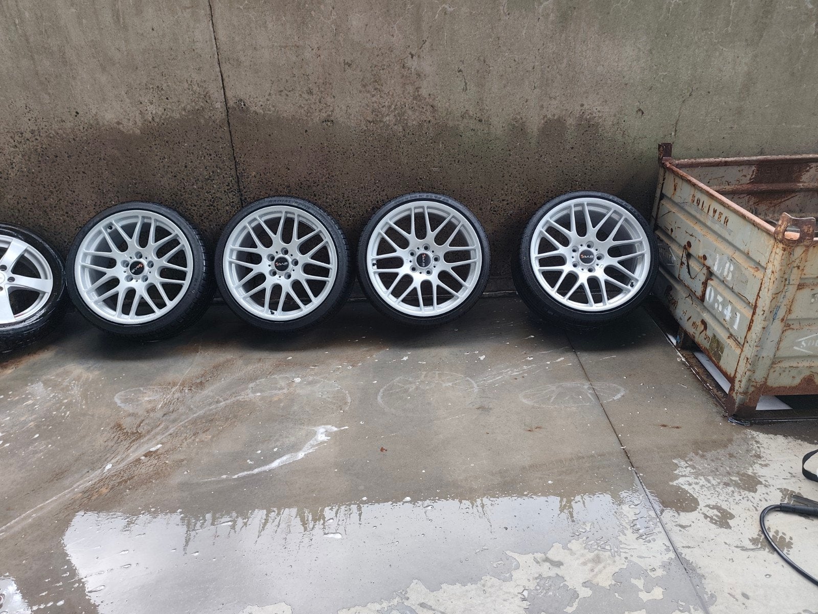 mooie 19inch breedset 5x120 velgen ( nieuw), Enlèvement, 19 pouces, Pneus et Jantes