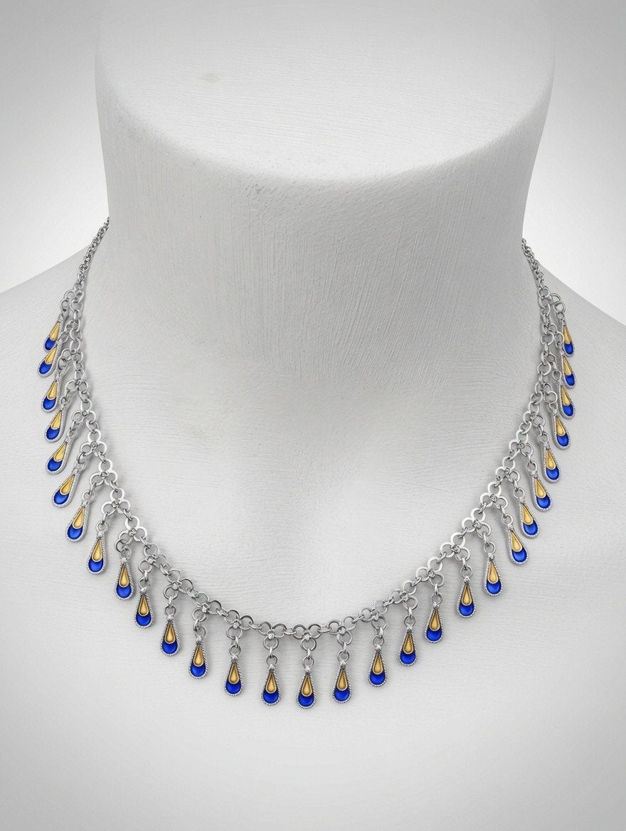 Collier en argent, Bijoux, Sacs & Beauté, Enlèvement ou Envoi, Argent, Argent