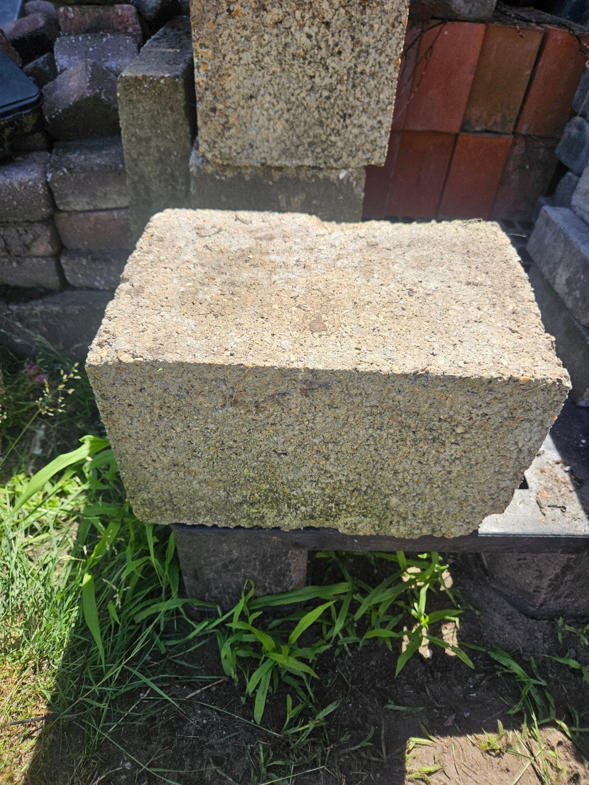 Beton blokken 29 op 19 cm 18cm hoog, Tuin en Terras, Bielzen en Borduren, Ophalen, Beton