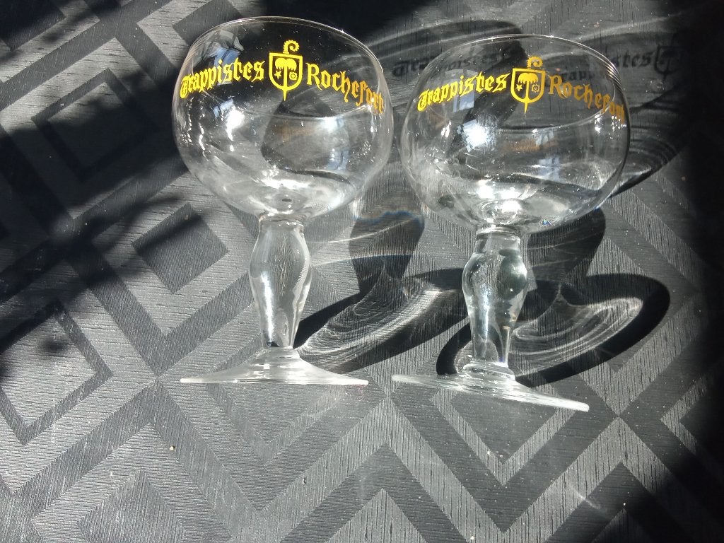 Rochefort bierglazen, Verzamelen, Ophalen, Gebruikt