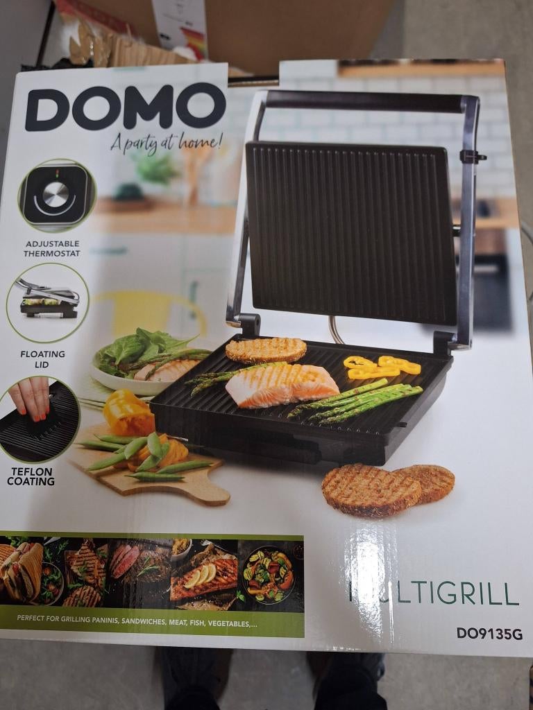 Nieuw DOMO Grilltoestel, Electroménager, Grils de contact, Enlèvement, Neuf