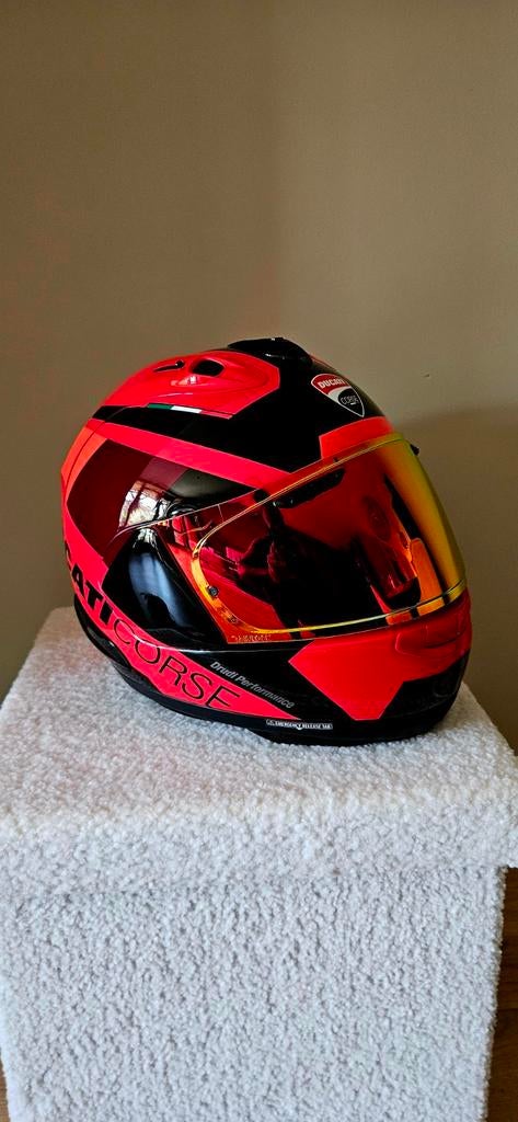Nieuwe ARAI RX-7V Ducati Corse helm maat L !!€895!!, Motoren, Ophalen, L, Arai