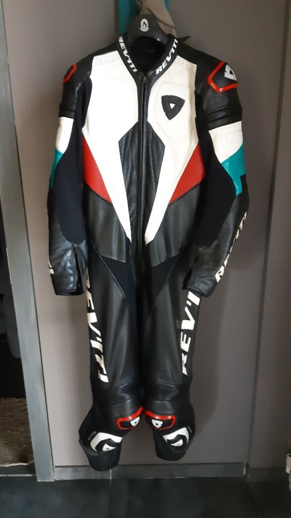 Rev'it Akira eendelig Lederen pak 50, Motoren, Kleding | Motorkleding, Ophalen of Verzenden, REV’IT!, Tweedehands, Heren