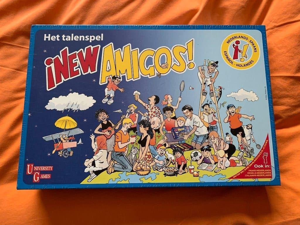 Gezelschapsspel new amigos ( NL-Spaans), Vijf spelers of meer, Ophalen, Zo goed als nieuw, University Games