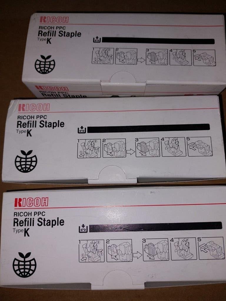 Ricoh PPC niet patroon / Refill Staple  type K, Ophalen of Verzenden, Nieuw in verpakking, Kopieerapparaat