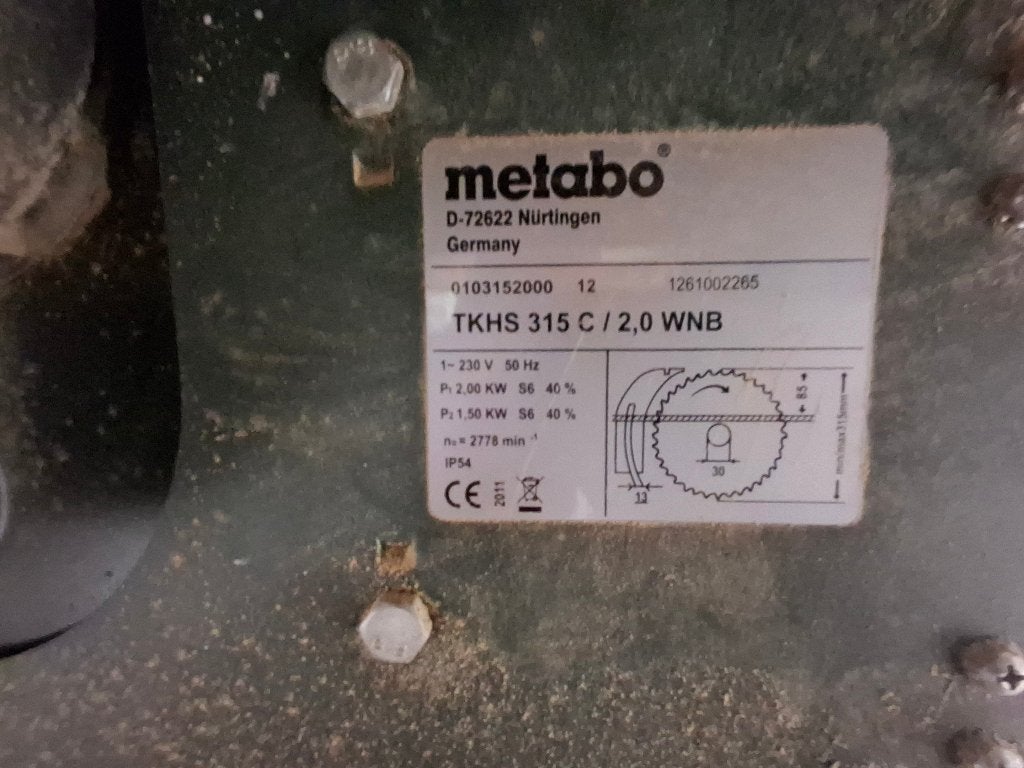 zaagtafel, 1200 watts ou plus, 70 mm ou plus, Comme neuf, Enlèvement