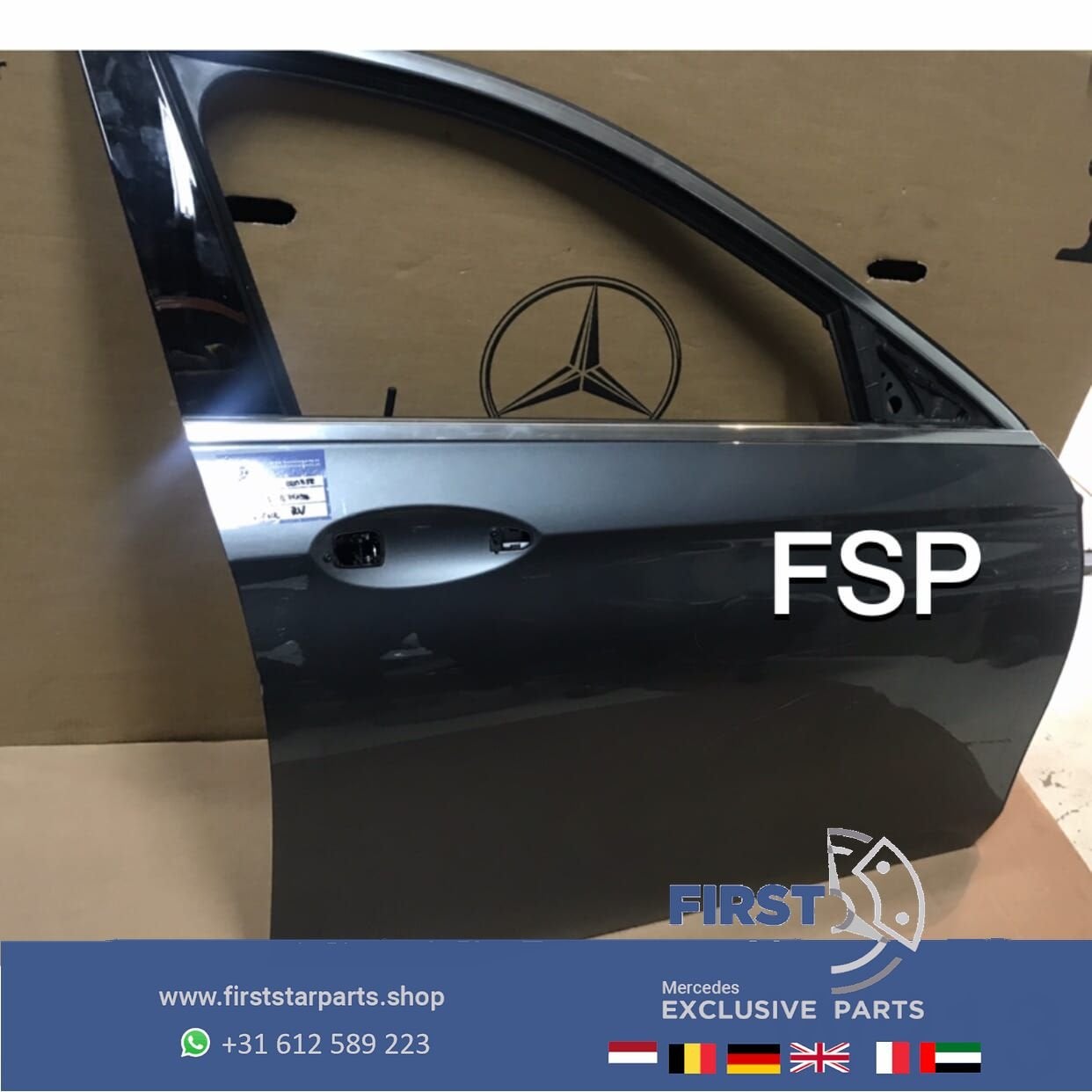 W213 deur portier compleet rechts voor Mercedes E Klasse 201, Gebruikt, -, Deur, Ophalen of Verzenden