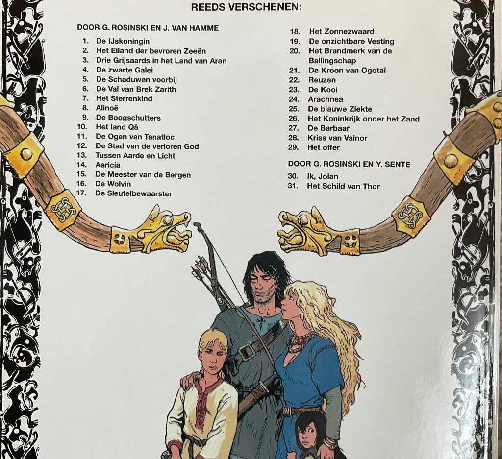 Thorgal strips 31 + 5 (Wolvin) + 4 (Kriss Van Valnor), Meerdere stripboeken, Ophalen of Verzenden, Gelezen