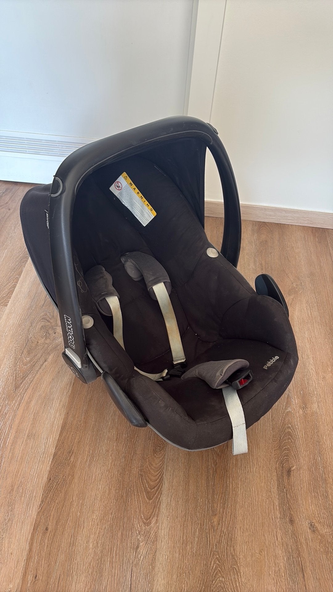 Maxi cosi met verkleiningsset en adapters voor buggy, Kinderen en Baby's, Autostoeltjes, Ophalen, Gebruikt