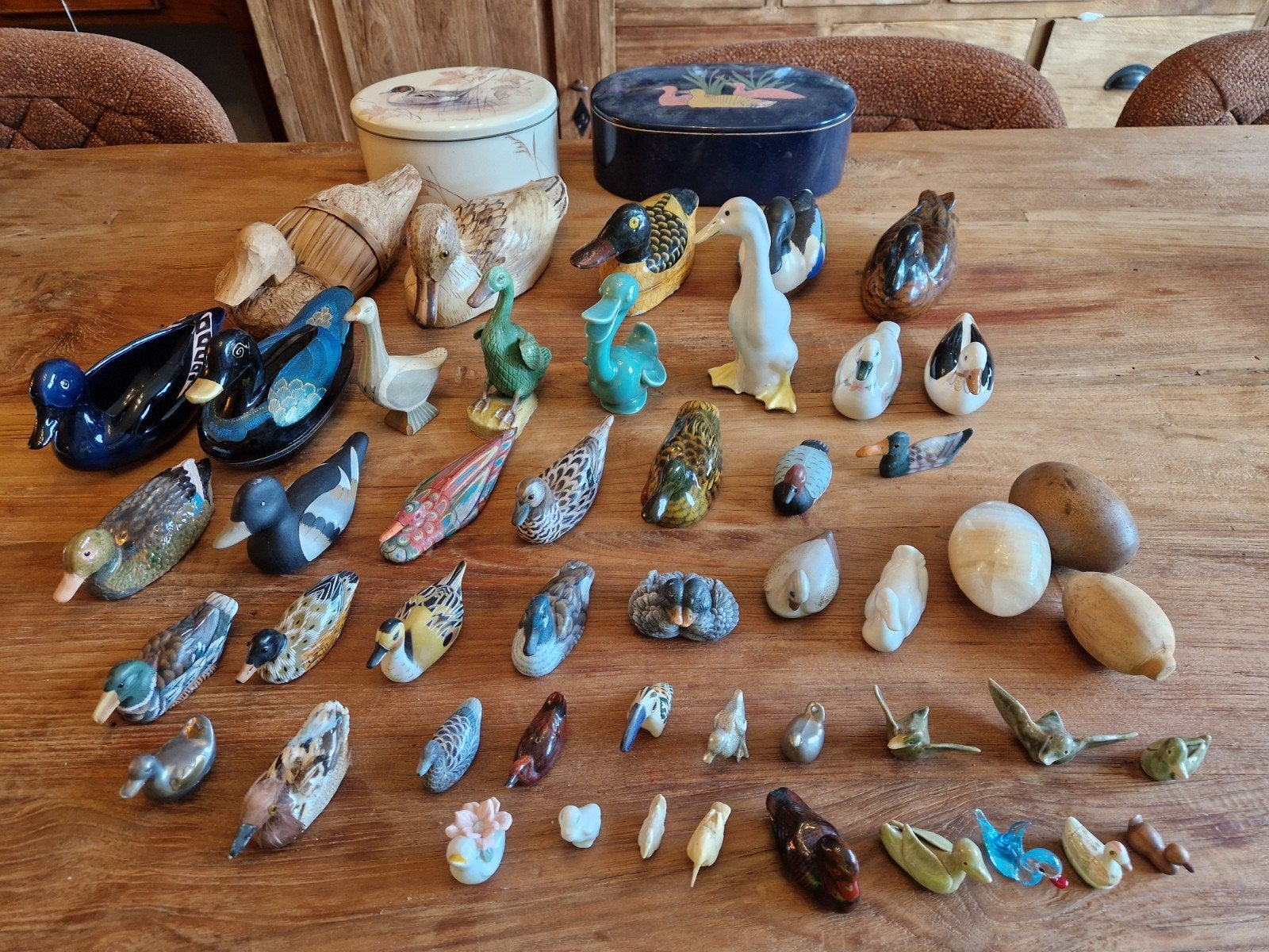 Verzameling lot van eend beeldjes 51 items, Ophalen of Verzenden