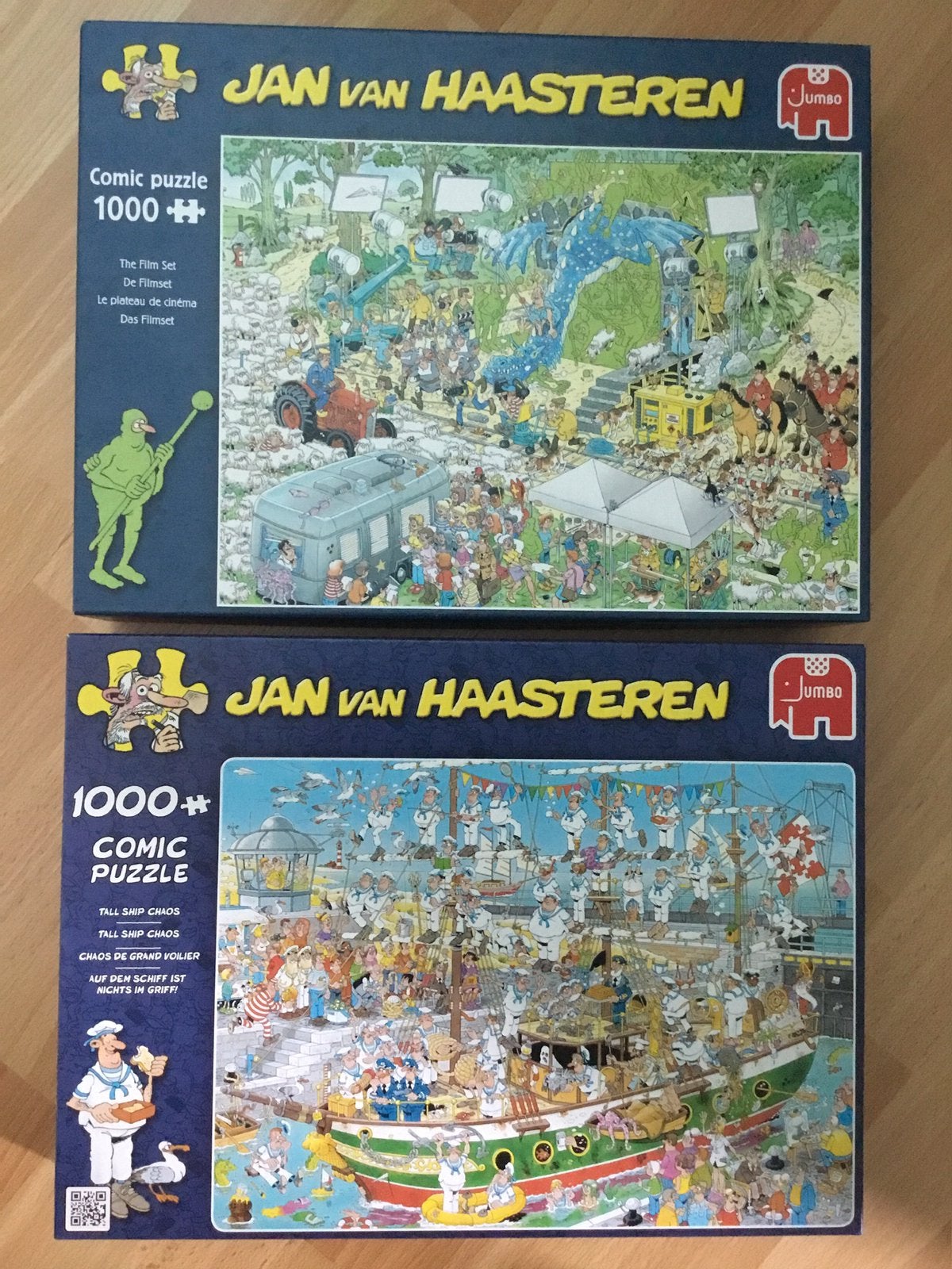 Jan van Haasteren puzzels 1000 stukjes, Hobby en Vrije tijd, Ophalen of Verzenden, Zo goed als nieuw