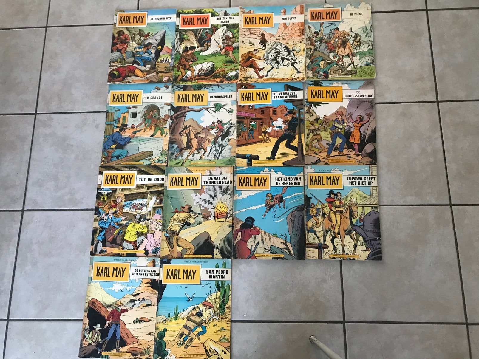 14 Strips Karl May, Boeken, Meerdere stripboeken, Ophalen of Verzenden, Zo goed als nieuw