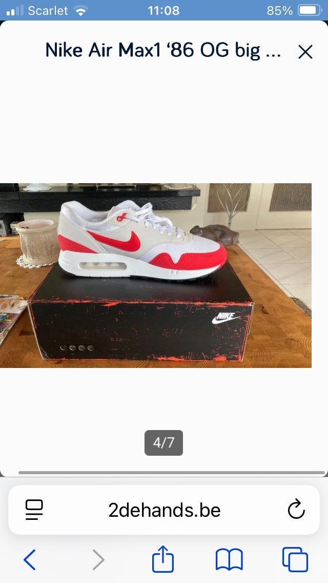 Nike Air Max1 Big Bubble, Vêtements | Hommes, Enlèvement ou Envoi, Comme neuf