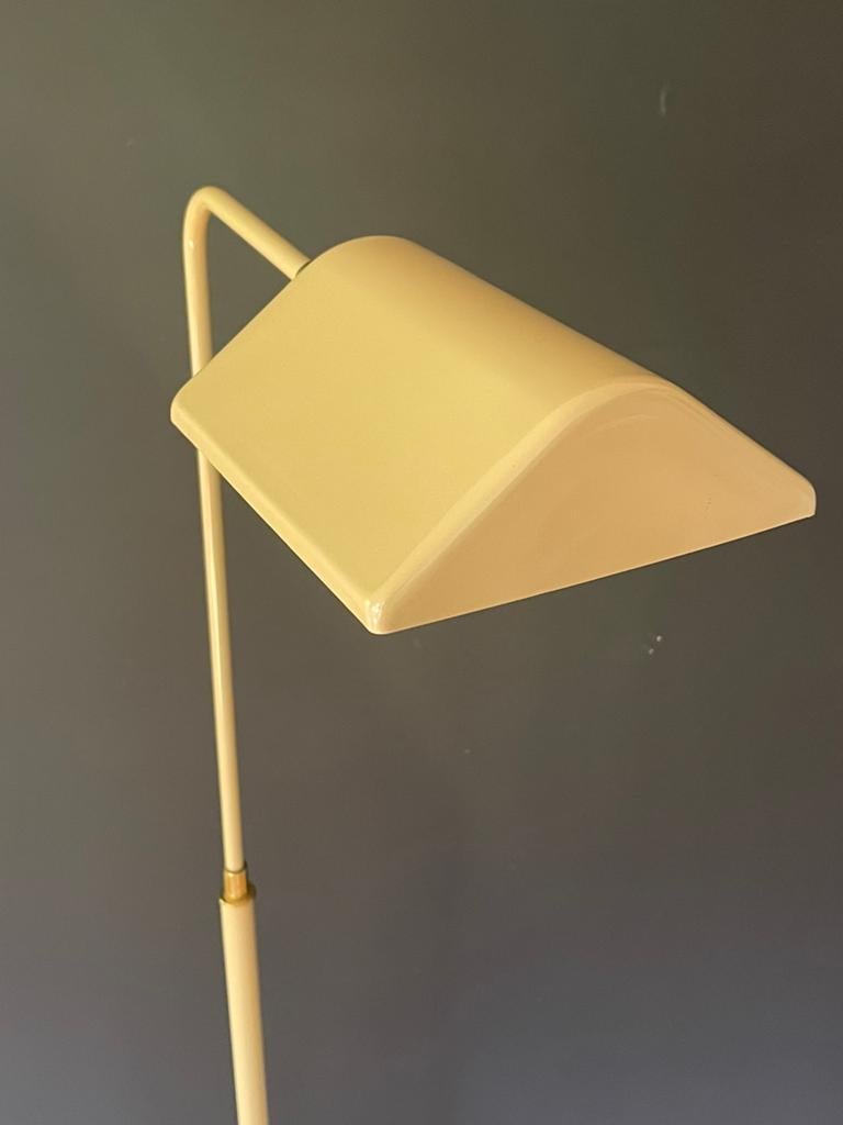 Lampadaire/lampe de stalle/lampe de lecture vintage, Enlèvement, Comme neuf, Métal, 100 à 150 cm