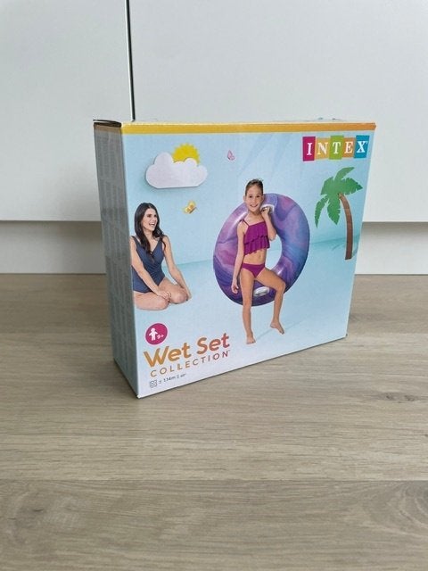 Intex opblaasbare band paars diameter +1m, nieuw, Enlèvement, Neuf