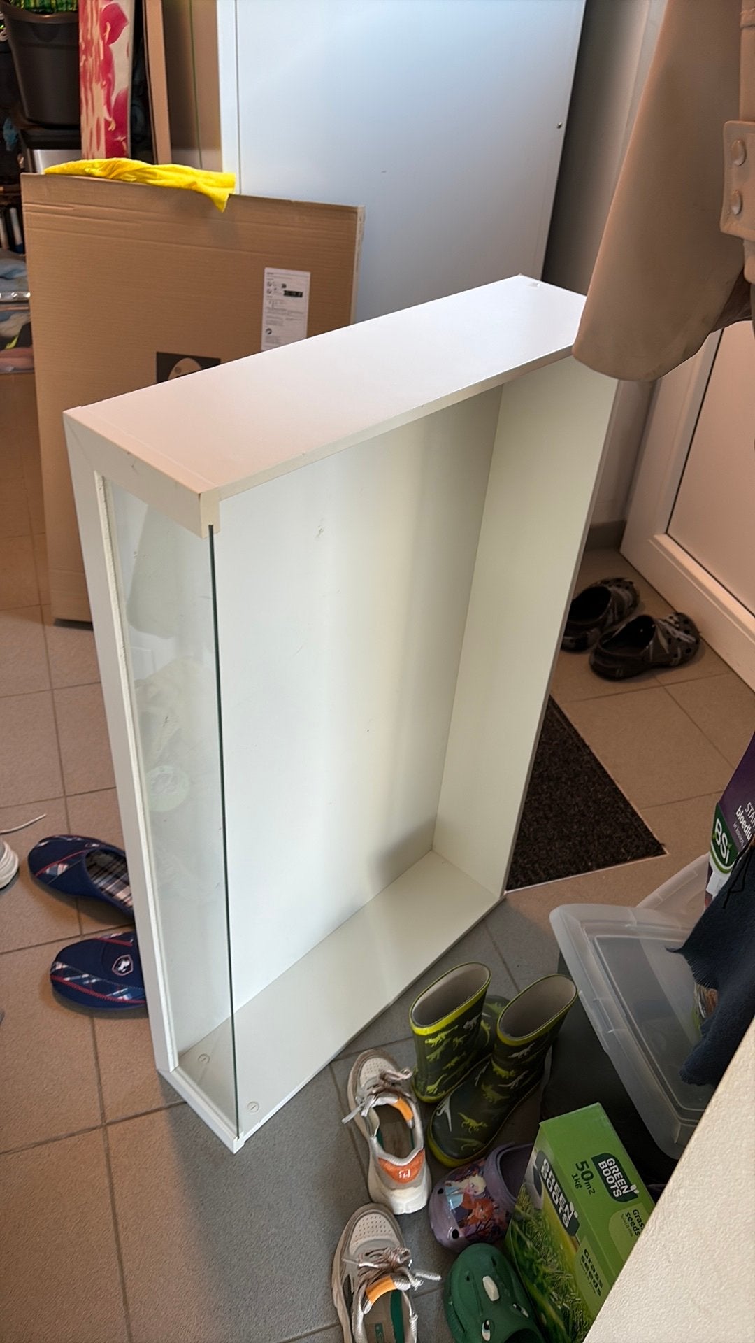 IKEA Komplement schuif met glazen front, Ophalen, Gebruikt