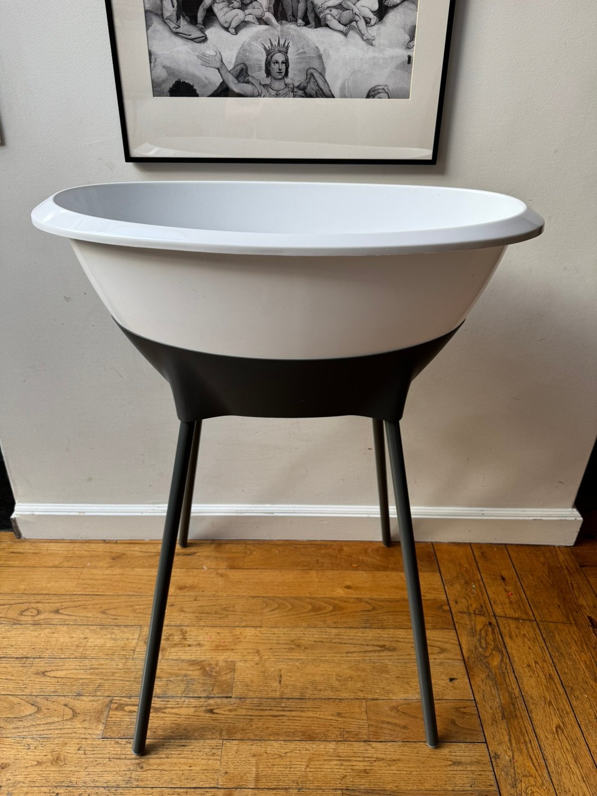 Baignoire bébé LUMA + support sur pieds + vidange, Enfants & Bébés, Enlèvement, Comme neuf, Baignoire