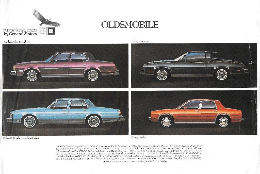 OLDSMOBILE  1980, Ophalen of Verzenden, Gelezen