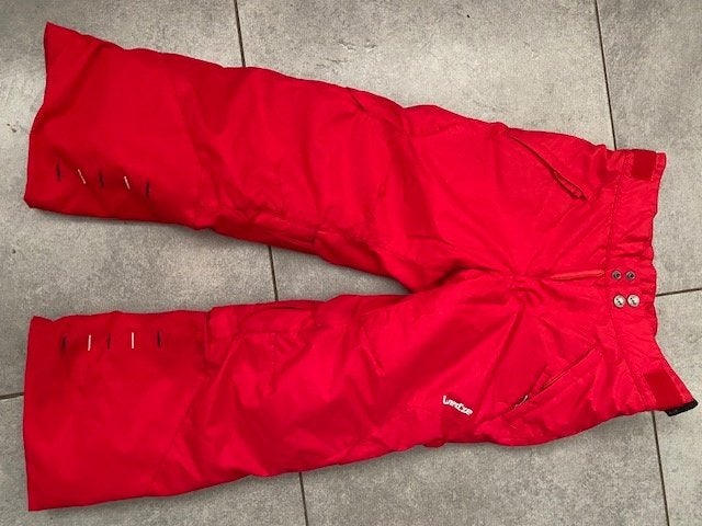 Rode skibroek maat 6 jaar  perfecte staat, Ophalen of Verzenden, Zo goed als nieuw, Kleding