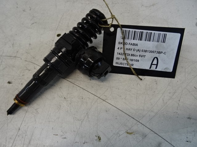 INJECTOR BRANDSTOF Skoda Fabia II (5J) (038130073BP-CT), Gebruikt, Mevr. I. Hauben, Skoda, Rue de l'Espoir 34 34
4030  GRIVEGNÉE, BE