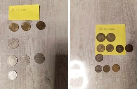 Collection de 18 pièces Autrichiennes, Enlèvement, Monnaie