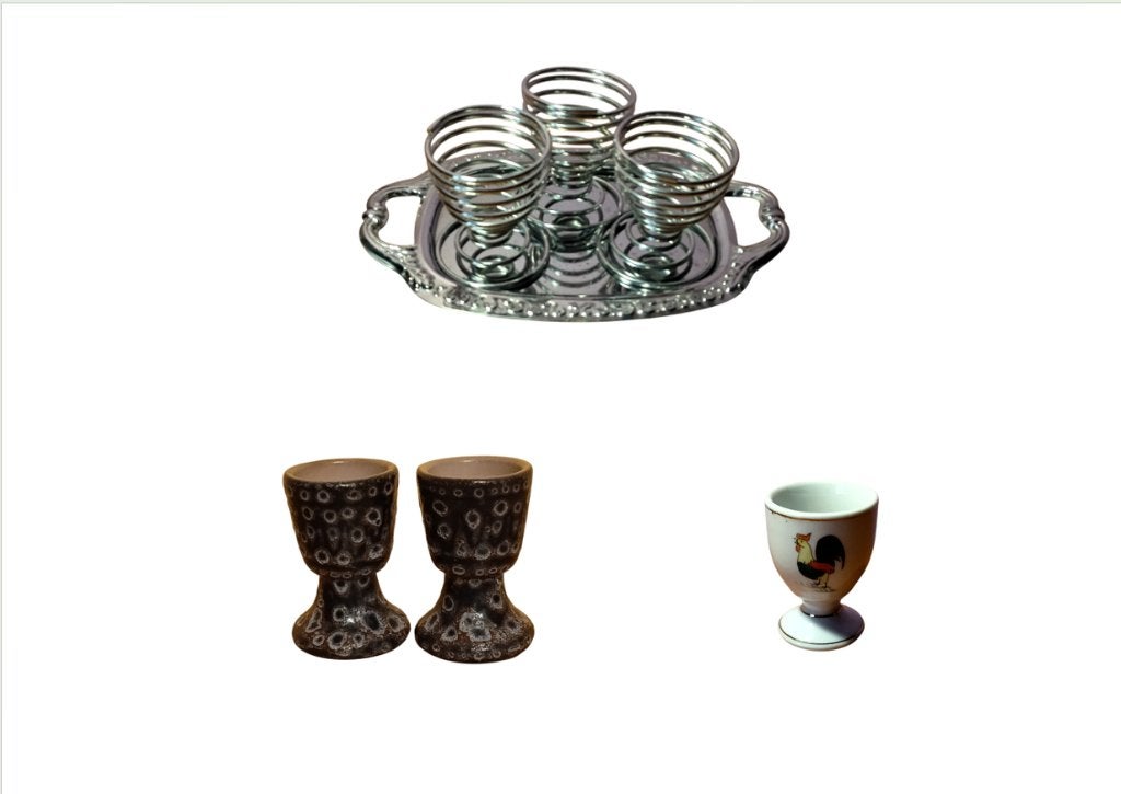 6 coquetiers vintage 50/60, Antiquités & Art, Enlèvement
