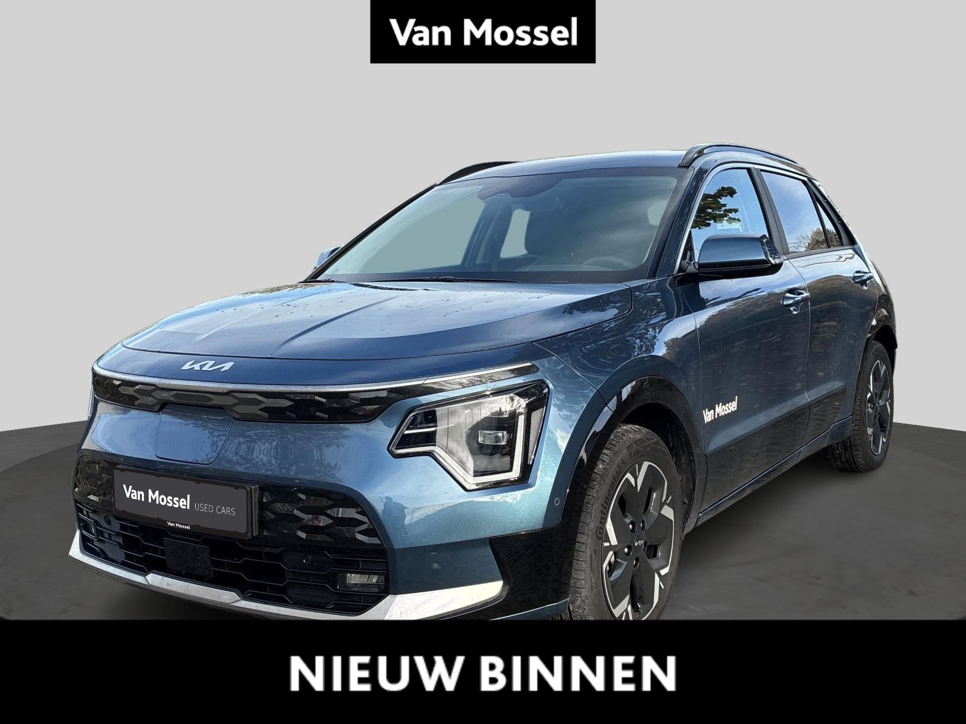 KIA Niro 64,8 kWh Pace, Auto's, Dealer onderhouden, Stof, Gebruikt, Blauw
