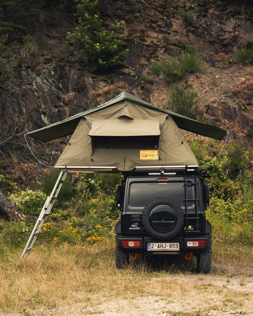 Tente de toit Eezi awn série 3 (la Rolls-Royce) trekk - 4x4, Caravanes & Camping, Enlèvement, Comme neuf
