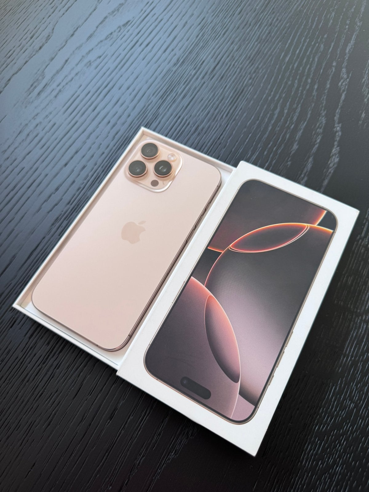 Apple iPhone 16 Pro Max Goud - Topstaat, Télécoms, Téléphonie mobile | Apple iPhone, Comme neuf, 256 GB, Sans abonnement, Sans simlock