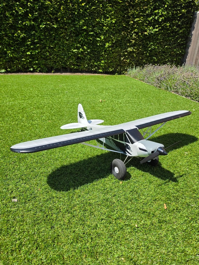 FMS PA-18 Super Cub 1300mm EP - Met Reflex V3 Gyro, Hobby & Loisirs créatifs, Modélisme | Radiocommandé & Téléguidé | Avions, Comme neuf